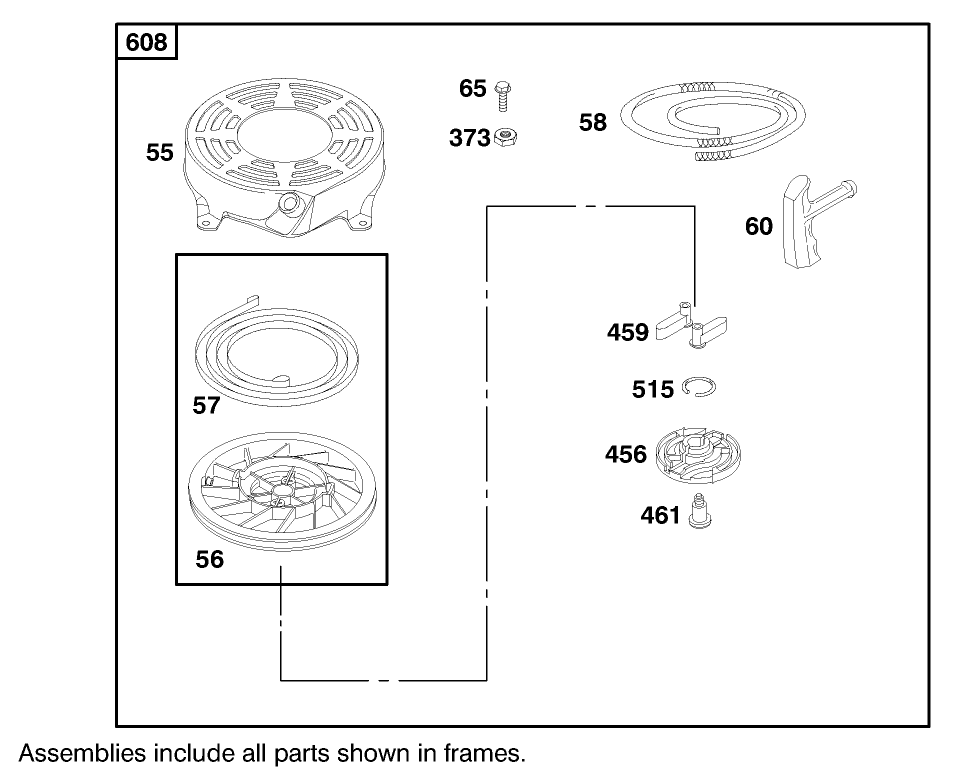Engine Briggs & Stratton Model 12u802-1740-E1 Diagram and Parts List for 20713 9900001 - 9999999 Toro Lawn Mower