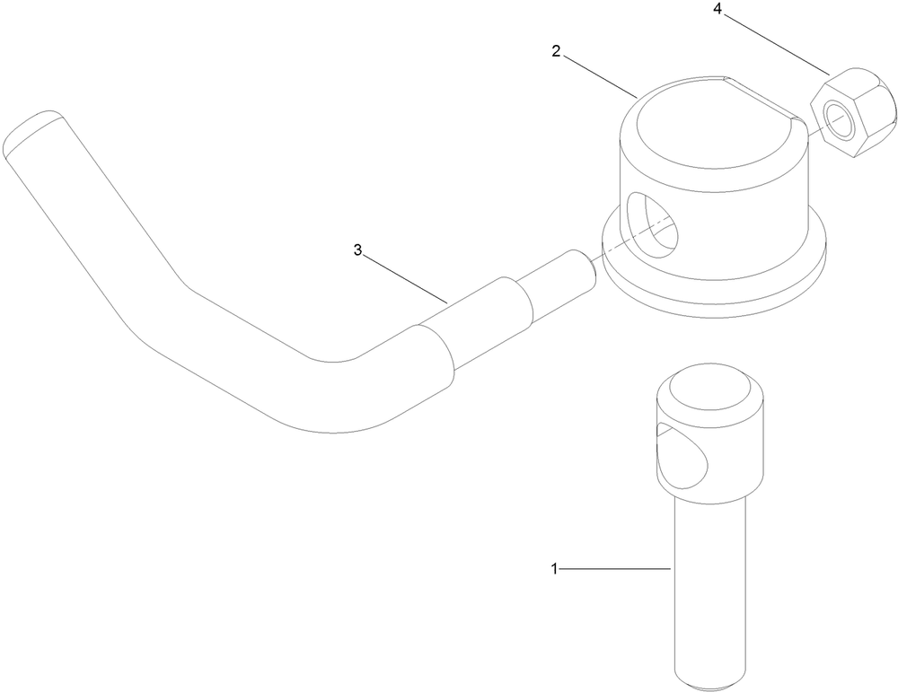 Lever Assembly Diagram and Parts List for 74274 (313000001-313999999)(2013) Toro Lawn Mower