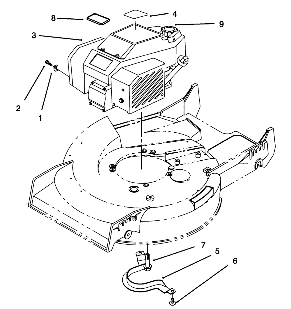 Engine Assembly Diagram and Parts List for 20439 49000001 - 49999999 Toro Lawn Mower