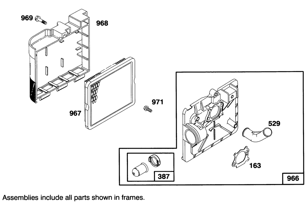 Engine Briggs & Stratton Model 127702-0131-01 Diagram and Parts List for 20908BC 4900001 - 4999999 Toro Lawn Mower