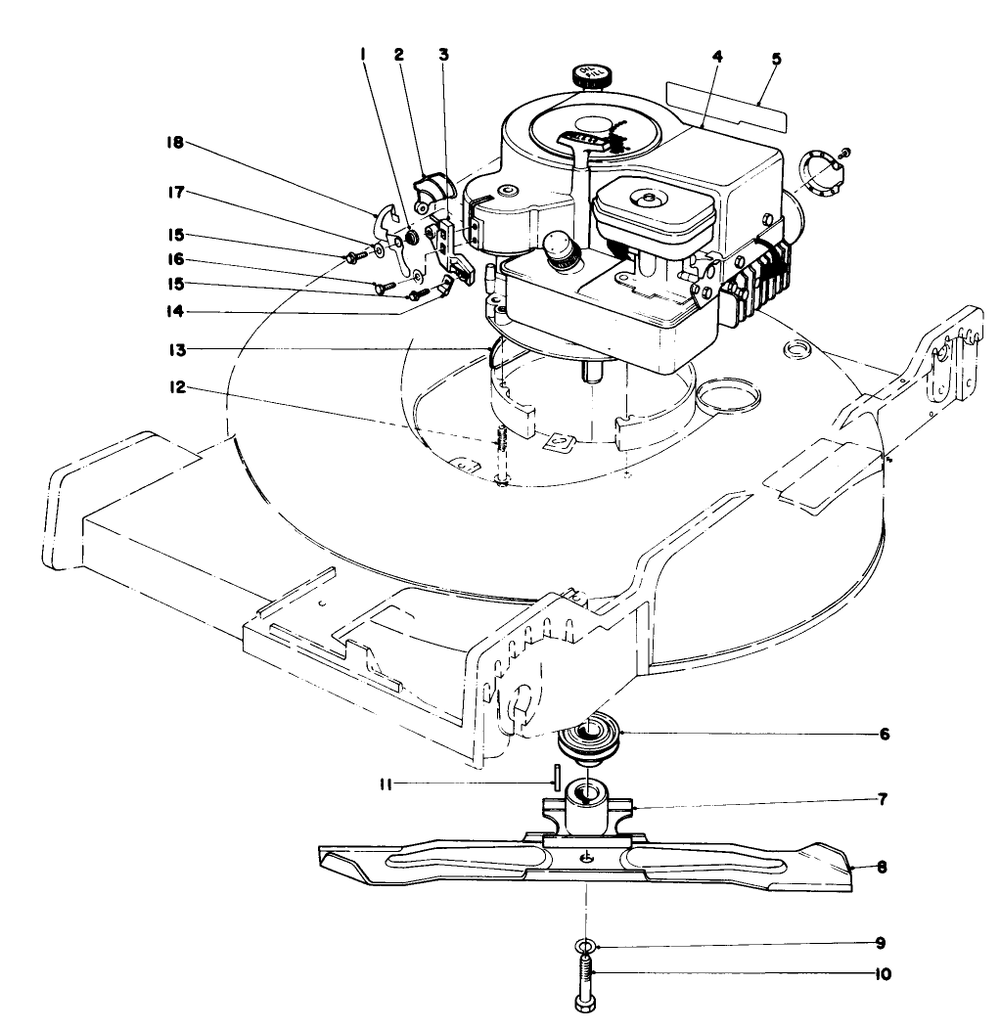 Engine Assembly Diagram and Parts List for 20765 0000001 - 0999999 Toro Lawn Mower