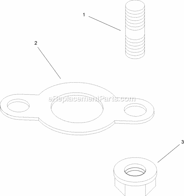 Exhaust Assembly Kohler Ch740 0075 Diagram and Parts List for 74282 280000001-280999999 Toro Lawn Mower