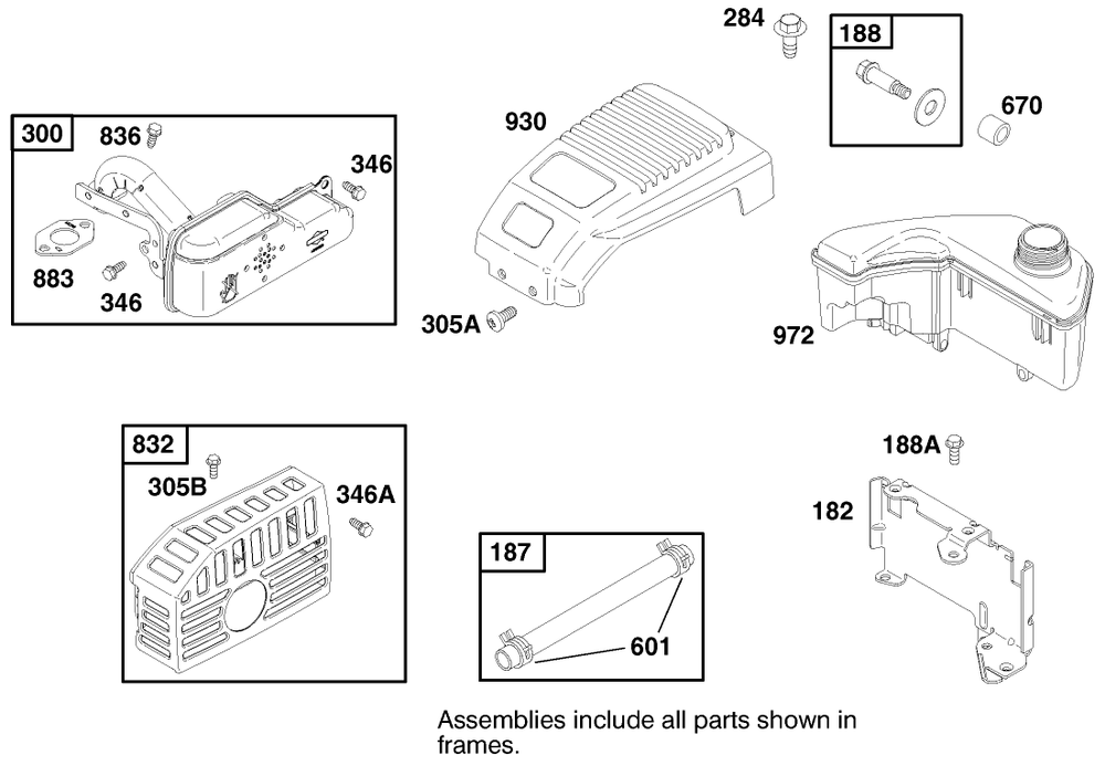 Engine Gts-200 Diagram and Parts List for 20487 8900001 - 8999999 Toro Lawn Mower