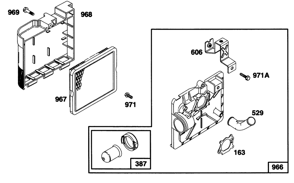 Engine Briggs & Stratton Model 12a802-0611-01 Diagram and Parts List for 20904BC 5900001 - 5999999 Toro Lawn Mower
