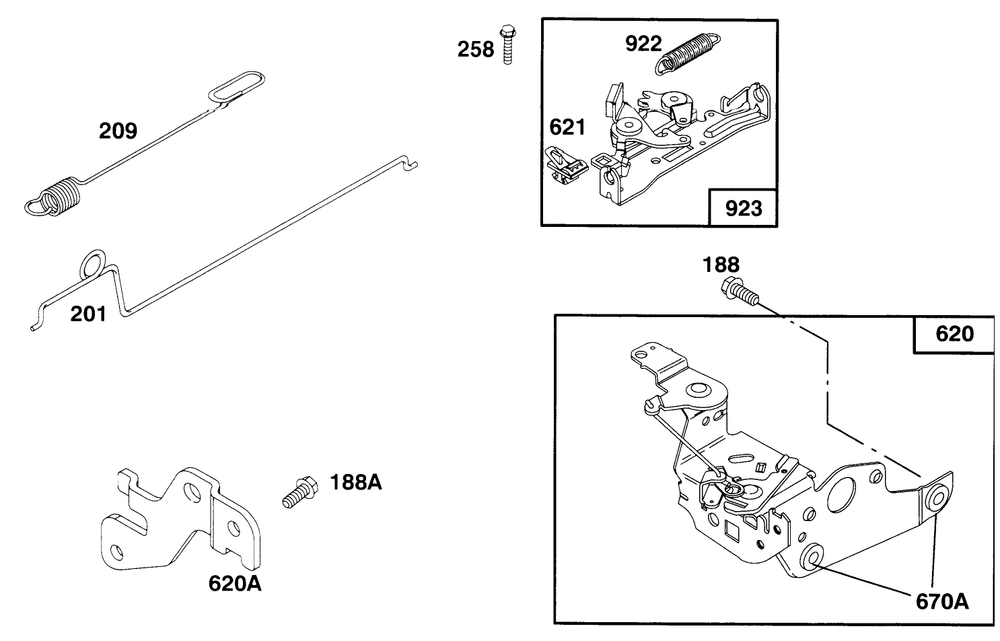 Engine Briggs & Stratton Model 12f802-0667-01 Diagram and Parts List for 20914B 69000001 - 69999999 Toro Lawn Mower