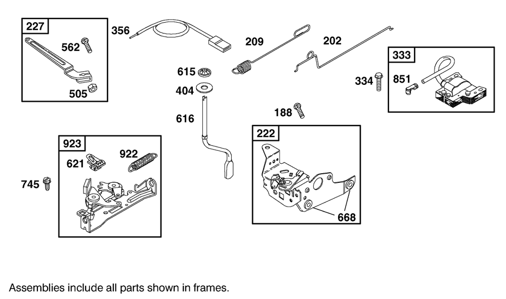 Engine Briggs & Stratton Model 12h802-1767-E1 Diagram and Parts List for 20030 9900001 - 9999999 Toro Lawn Mower
