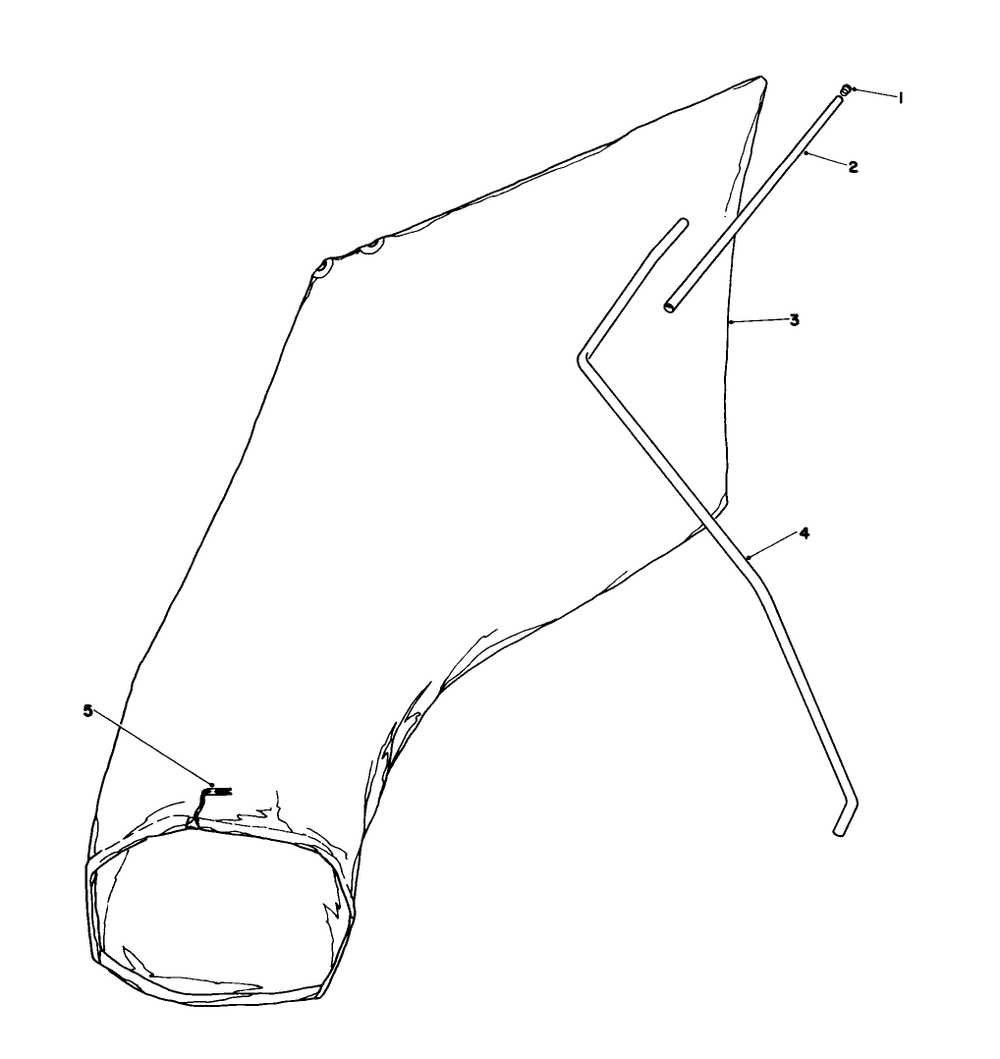 Giant Bagging Kit No. 29-9750 (Optional) Diagram and Parts List for 16212C 6000001 - 6999999 Toro Lawn Mower