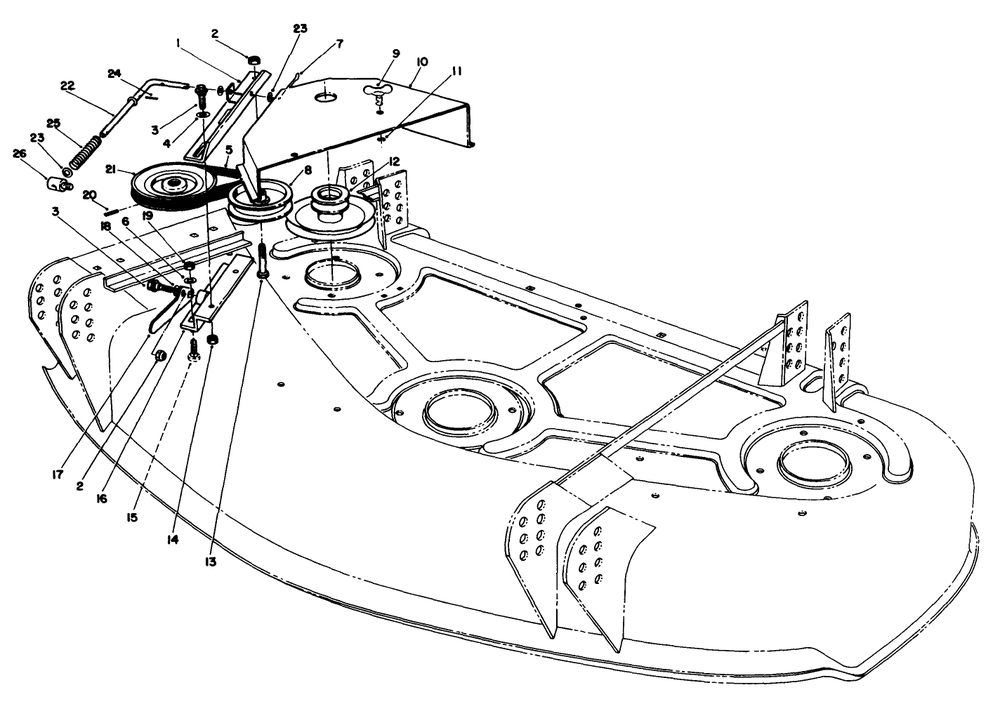 Grass Collection System Model No. 30751 (Optional) (Continued) Diagram and Parts List for 30754 0000001 - 0999999 Toro Lawn Tractor
