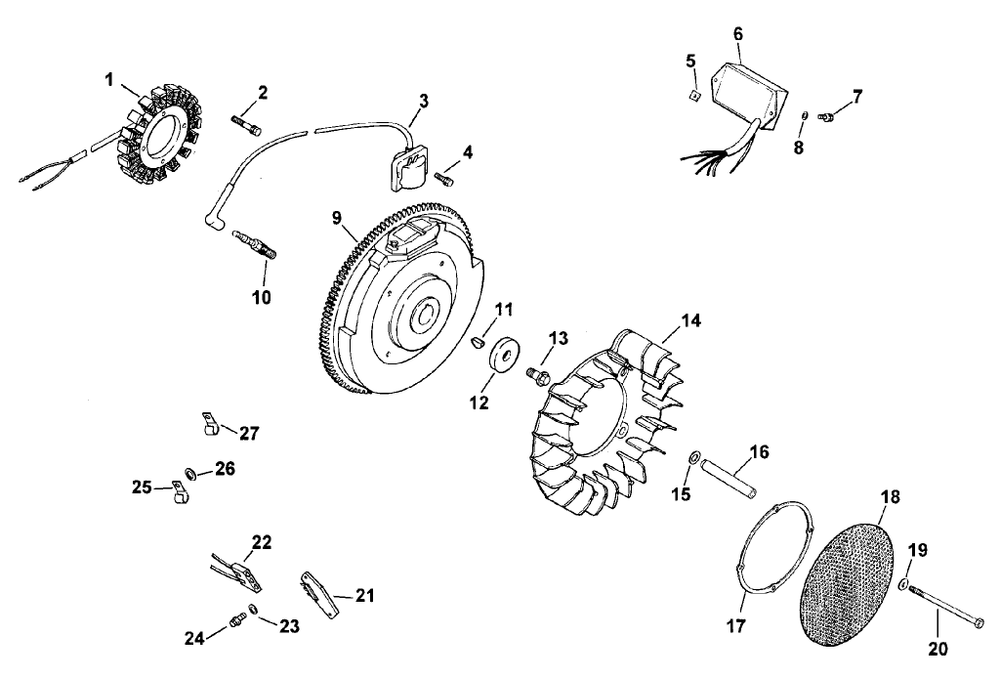 Ignition/Electrical Diagram and Parts List for 74182 (890001-890183)(1998) Toro Lawn Tractor