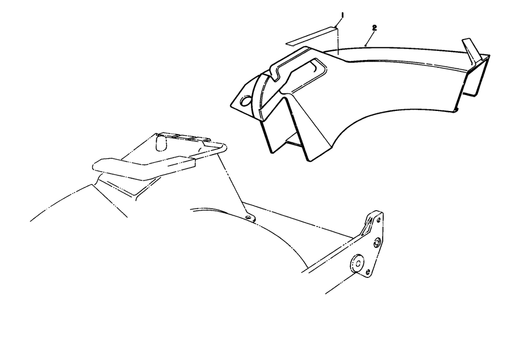 Side Discharge Chute Model No. 59168 (Optional) Diagram and Parts List for 20215 2000001 - 2999999 Toro Lawn Mower