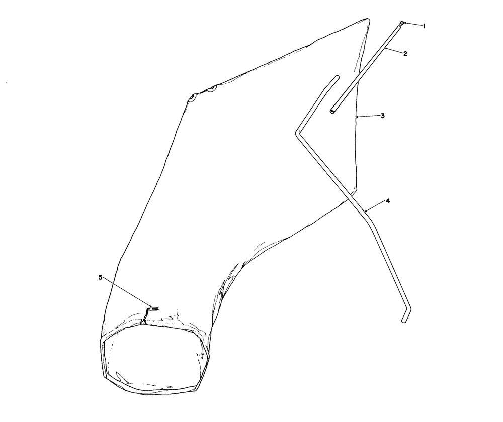 Giant Bagging Kit No. 29-9750 (Optional) Diagram and Parts List for 16575C 9000001 - 9999999 Toro Lawn Mower