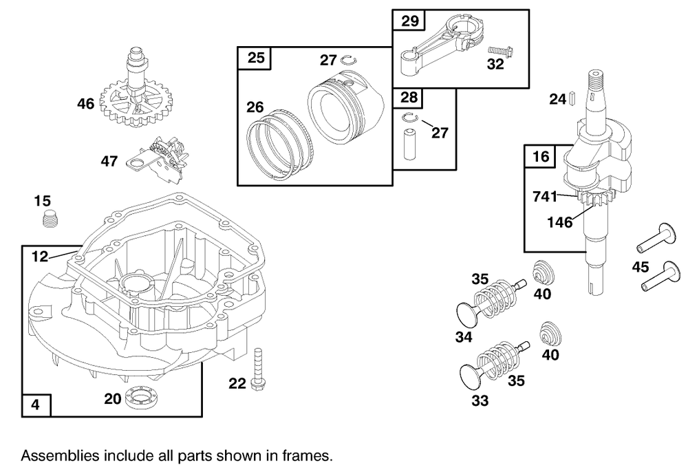 Engine Briggs & Stratton Model 12f802-1787-E1 Diagram and Parts List for 20803 9900001 - 9999999 Toro Lawn Mower