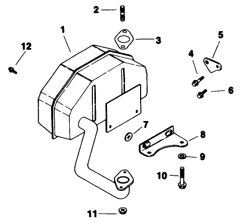 Exhaust - Engine Kohler Model No. Cv14t-1412 Diagram and Parts List for 30175 39000001 - 39999999 Toro Lawn Tractor Accessories