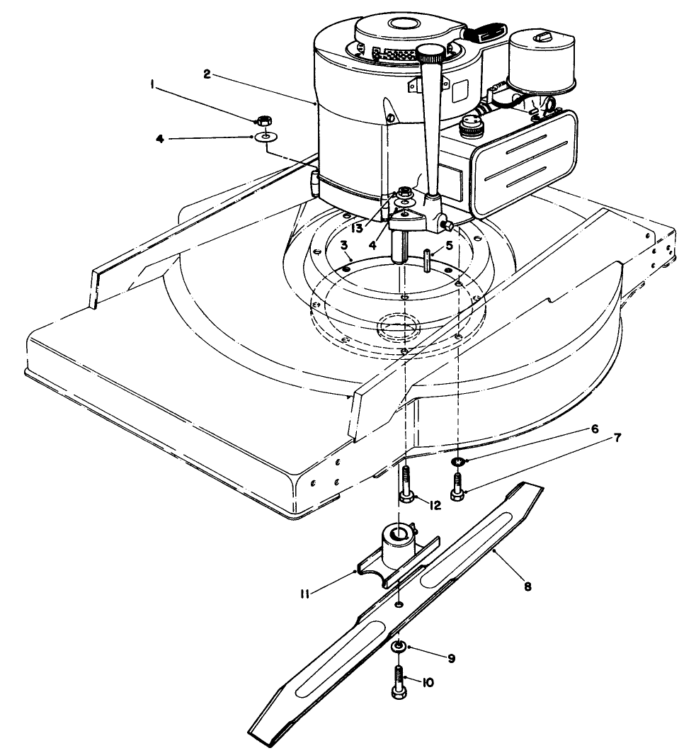 Engine Assembly Diagram and Parts List for 22005 8000001 - 8999999 Toro Lawn Mower