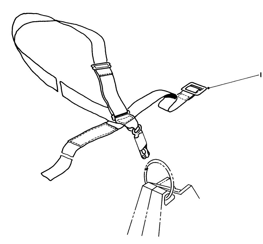 Deluxe Harness No. 46-2960 (Optional) Diagram and Parts List for 51644 5000001 - 5999999 Toro Trimmer