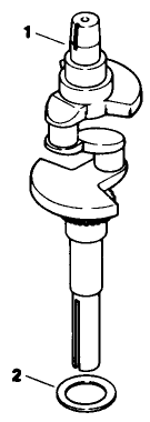 Crankshaft-Engine Kohler Model No. Mv16s-Type 56511 Diagram and Parts List for 30180 100001 - 199999 Toro Lawn Tractor Accessories