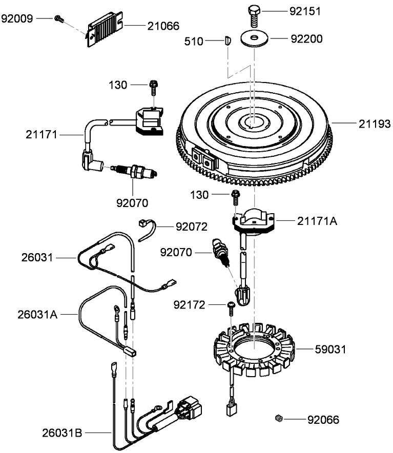 Electric Equipment Assembly Diagram and Parts List for 74955CP (290000001-290999999)(2009) Toro Lawn Mower