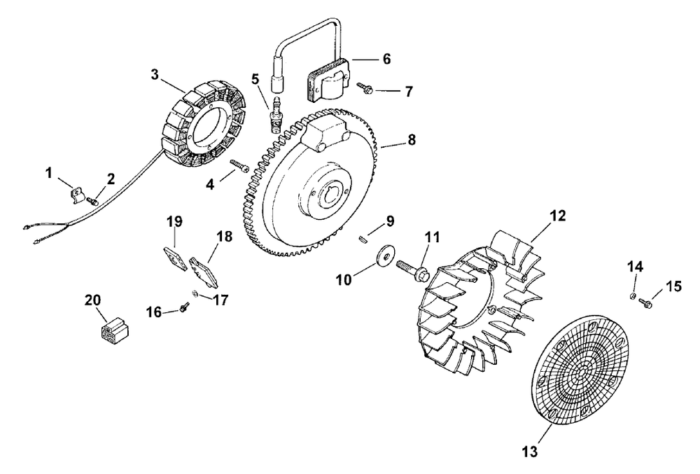 Ignition/Electrical Diagram and Parts List for 73428 8900001 - 8900499 Toro Lawn Tractor