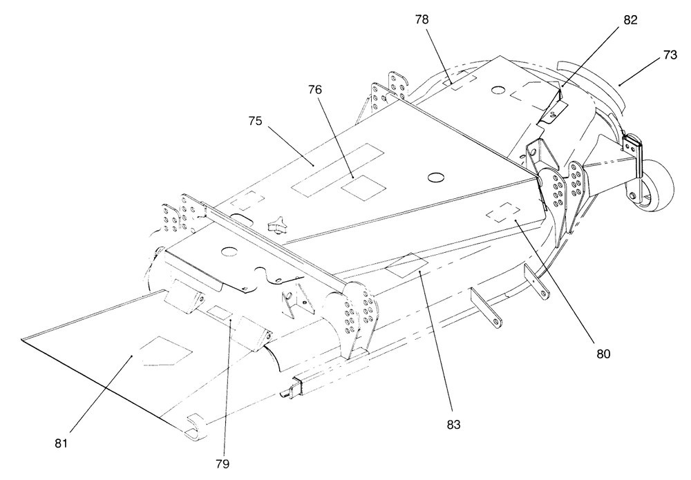 Decals Diagram and Parts List for 30154 690001 - 699999 Toro Lawn Mower