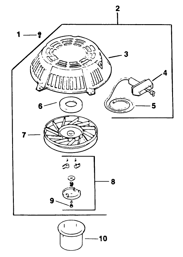 Starting System-Engine Kohler Model No. Cv1 4t-1412 Diagram and Parts List for 30114 1000001 - 1999999 Toro Lawn Tractor Accessories