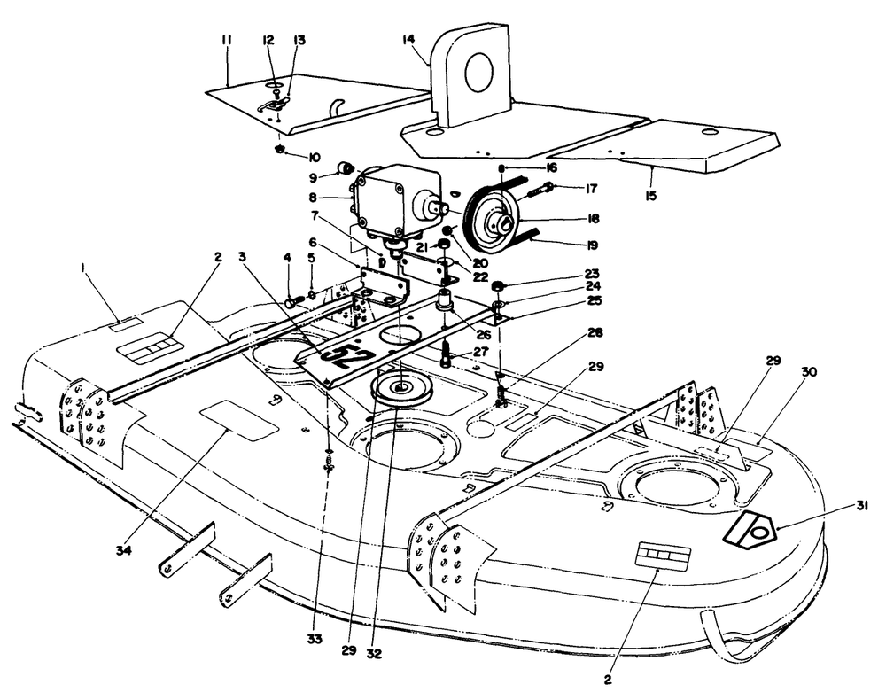 Cutting Unit Model No. 30753 (Continued) Diagram and Parts List for 30753 900001 - 999999 Toro Lawn Mower