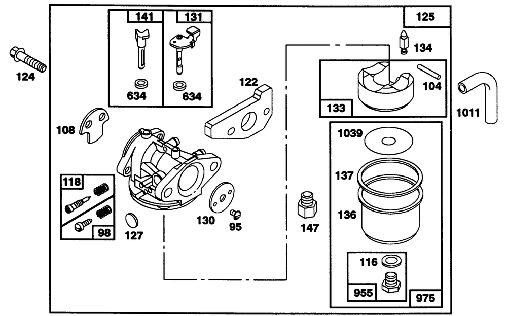 Engine Gts 150 77-9140 Diagram and Parts List for 22151 3900001 - 3900855 Toro Lawn Mower