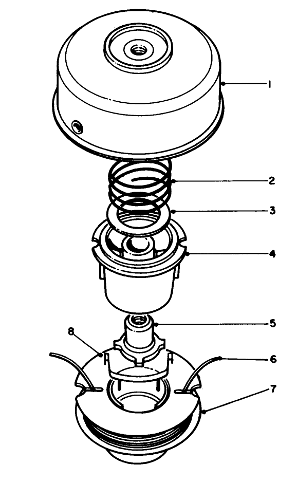 Tap & Trim Head No. 41-6220 (Optional) Diagram and Parts List for 51645 5000001 - 5999999 Toro Trimmer