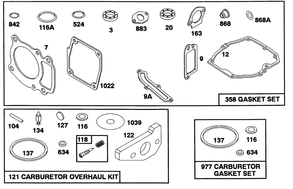 Engine Gts 150 Diagram and Parts List for 22151 3900856 - 3999999 Toro Lawn Mower