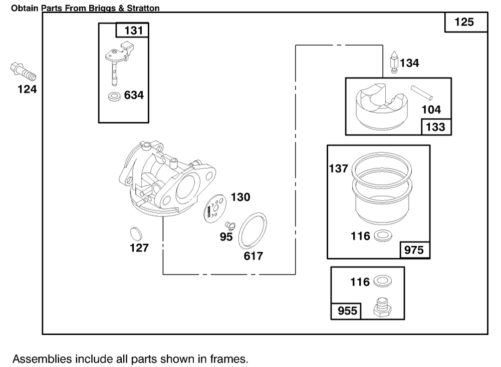 Engine Briggs & Stratton Model 12f802-0667-01 Diagram and Parts List for 20913 790000001 - 799999999 Toro Lawn Mower