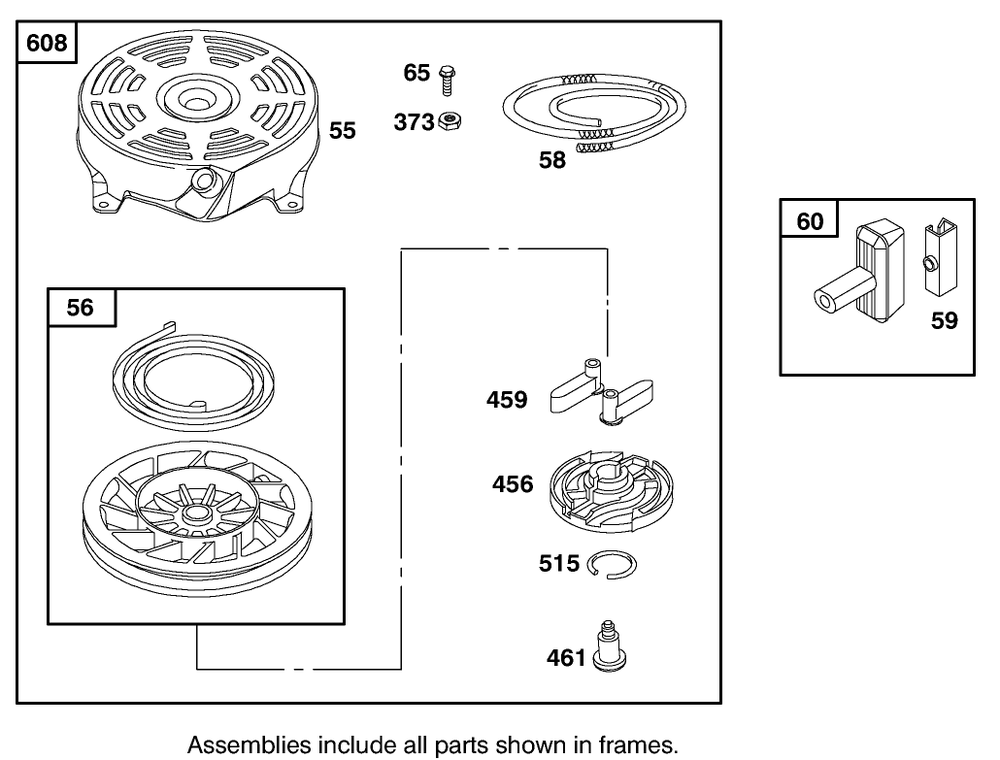 Engine Briggs & Stratton Model 12h802-1766-E1 Diagram and Parts List for 20490 8900001 - 8999999 Toro Lawn Mower