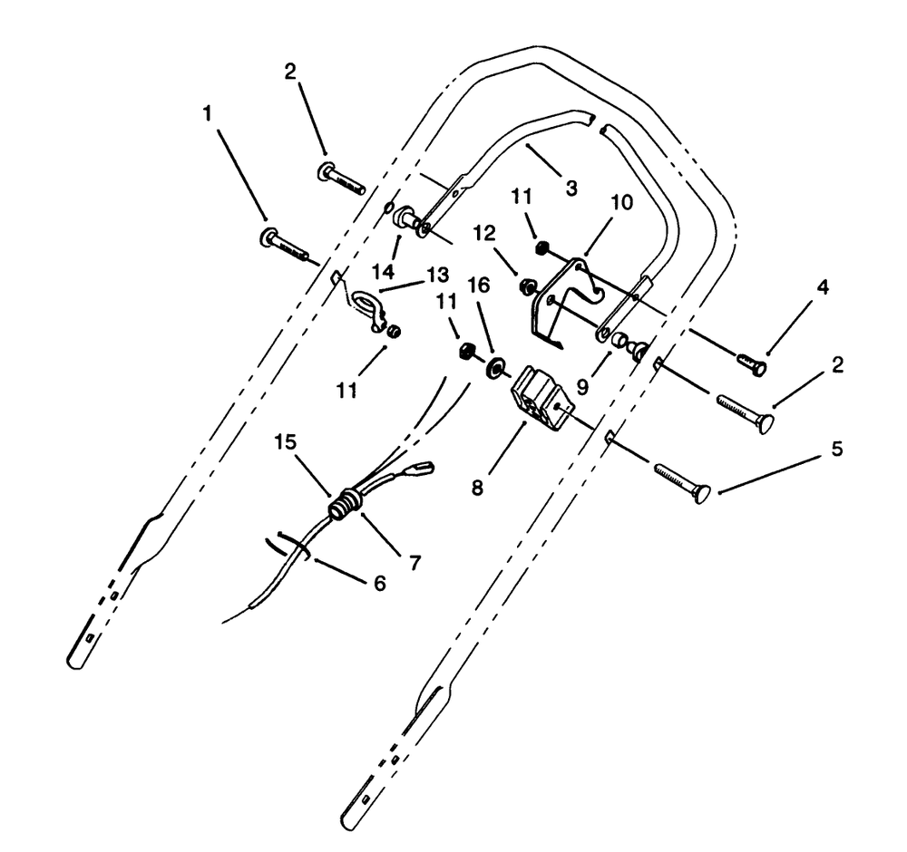 Traction Assembly Diagram and Parts List for 16212B 39000001 - 39999999 Toro Lawn Mower