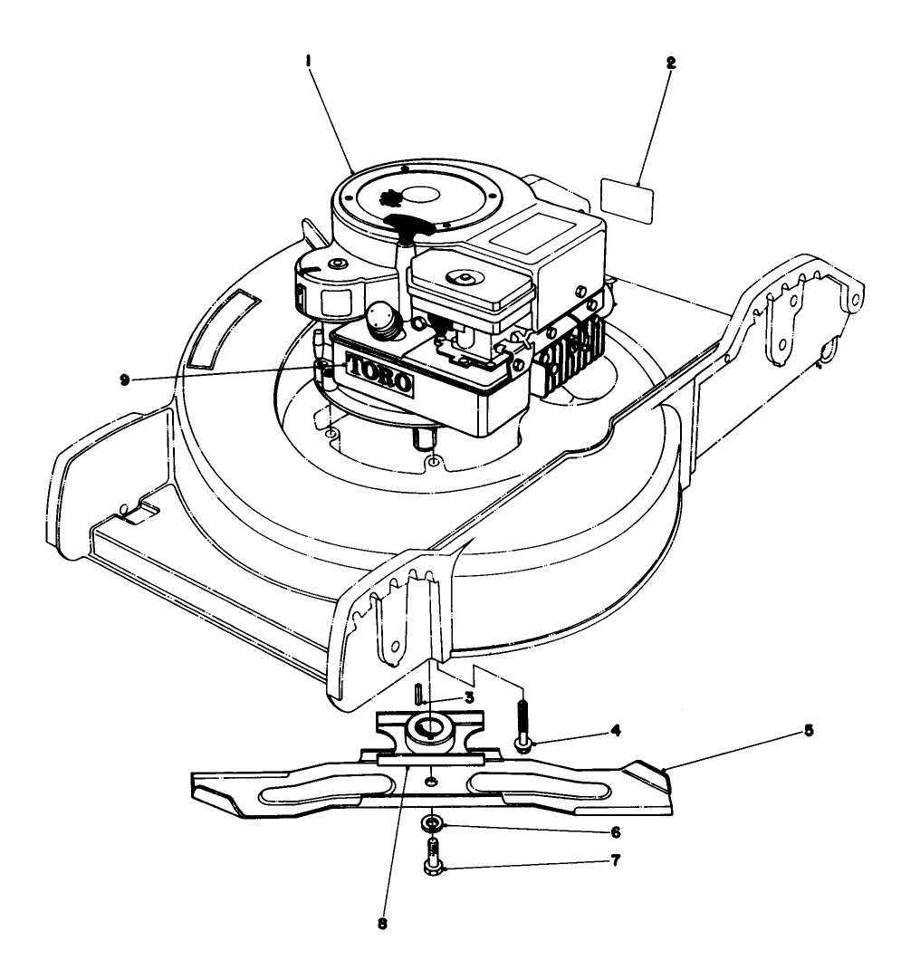 Engine Assembly Diagram and Parts List for 20798 9000001 - 9999999 Toro Lawn Mower