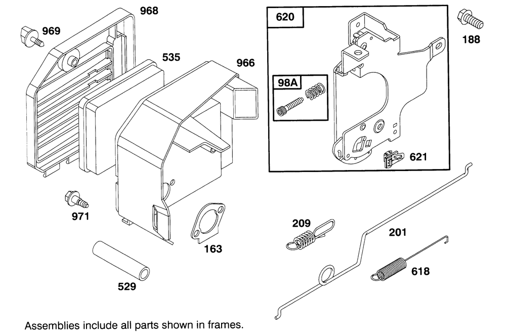 Engine Gts 150 Diagram and Parts List for 20922BC 59000001 - 59999999 Toro Lawn Mower