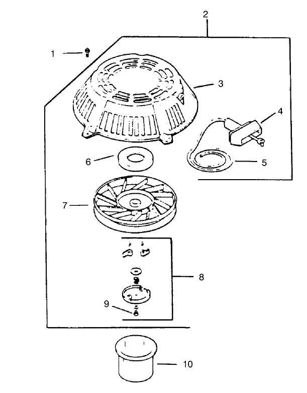 Starter System Diagram and Parts List for 30159 790001 - 795100 Toro Lawn Tractor Accessories