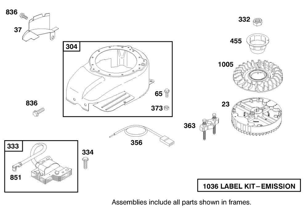 Engine Gts 200 Diagram and Parts List for 20823 8900001 - 8999999 Toro Lawn Mower