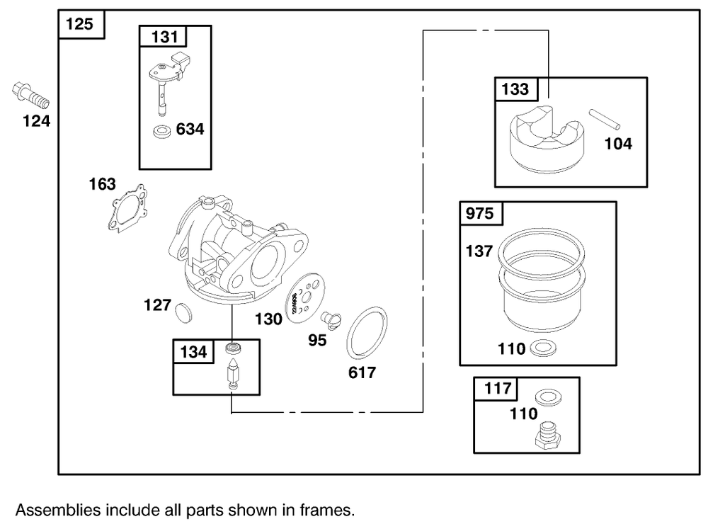 Engine Briggs & Stratton Model 12h802-1758-E1 Diagram and Parts List for 20489 8900001 - 8999999 Toro Lawn Mower