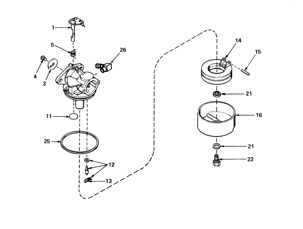 Carburetor No. 631784a Diagram and Parts List for 20673 6000001 - 6999999 Toro Lawn Mower