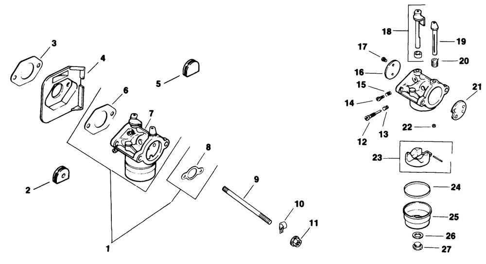 Fuel System-Engine-Kohler Model Cv12.5t Spec. No. 1254 Diagram and Parts List for 30156 200001 - 299999 Toro Lawn Tractor Accessories