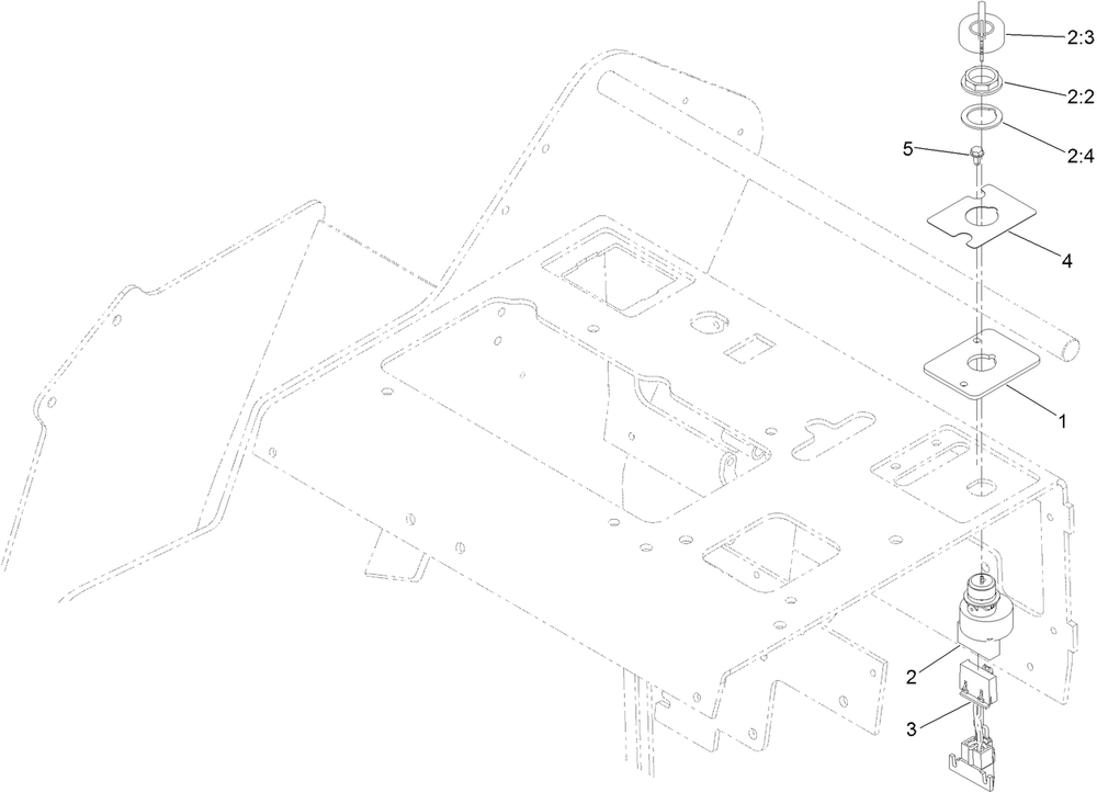 Ignition Assembly No. 137-9050 Diagram and Parts List for 137-9050  Toro Lawn Tractor Accessories