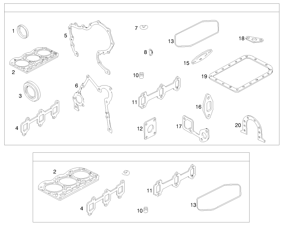 Engine Assembly Diagram and Parts List for 73550 8900001 - 8999999 Toro Lawn Tractor