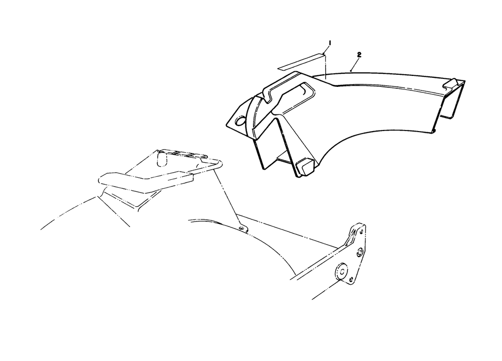Side Discharge Chute Model No. 59168 (Optional) Diagram and Parts List for 20695 8000001 - 8999999 Toro Lawn Mower