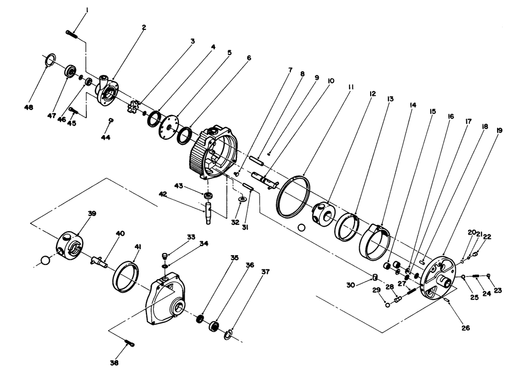Hydrostatic Transmission Diagram and Parts List for 30754 7000001 - 7999999 Toro Lawn Tractor
