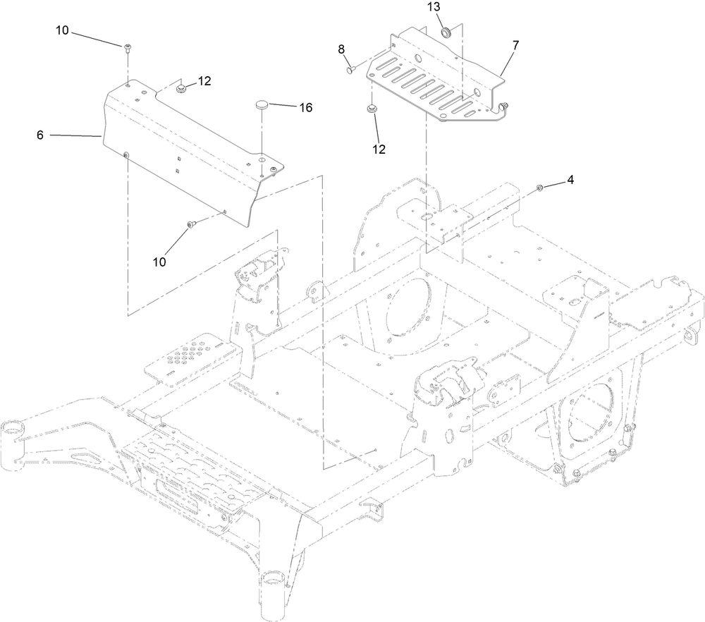 Tank Retainer Assembly Diagram and Parts List for 74057 400000000 - 416414583 Toro Lawn Tractor