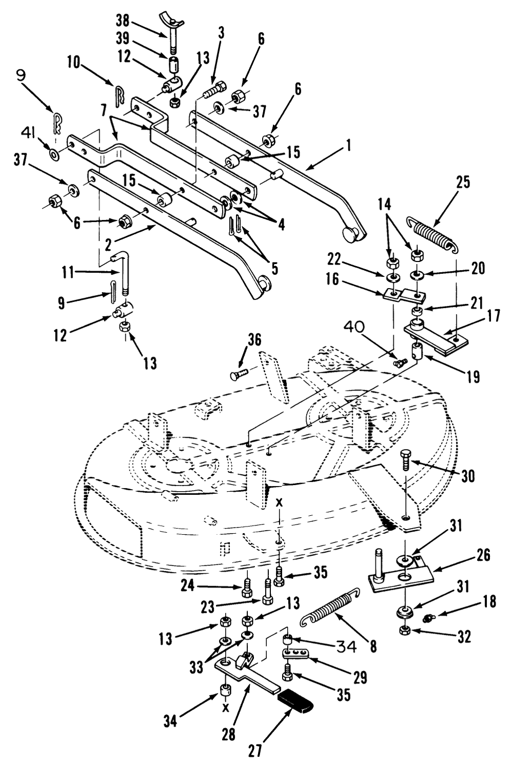 Suspension Assembly (Continued) Diagram and Parts List for R5-38SY01 1000001 - 1999999 Toro Lawn Mower