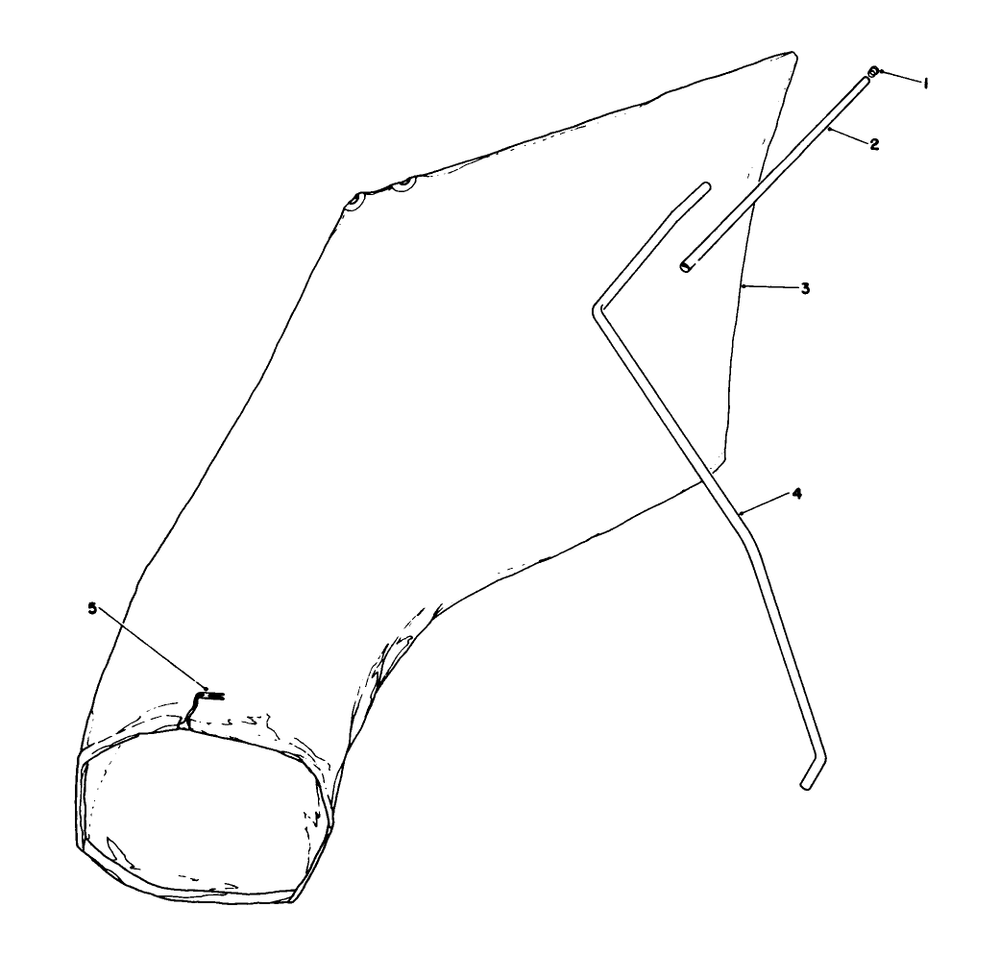 Giant Bagging Kit No. 29-9750 (Optional) Diagram and Parts List for 16212 0000001 - 0999999 Toro Lawn Mower