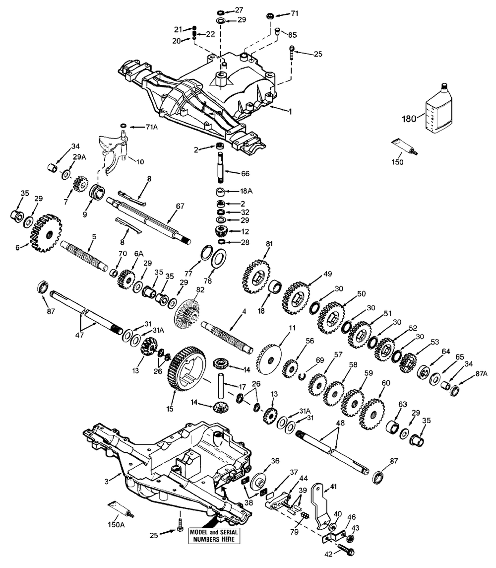 Peerless Transaxle Model Mst 205-509 Diagram and Parts List for 71205 6900001 - 6999999 Toro Lawn Tractor
