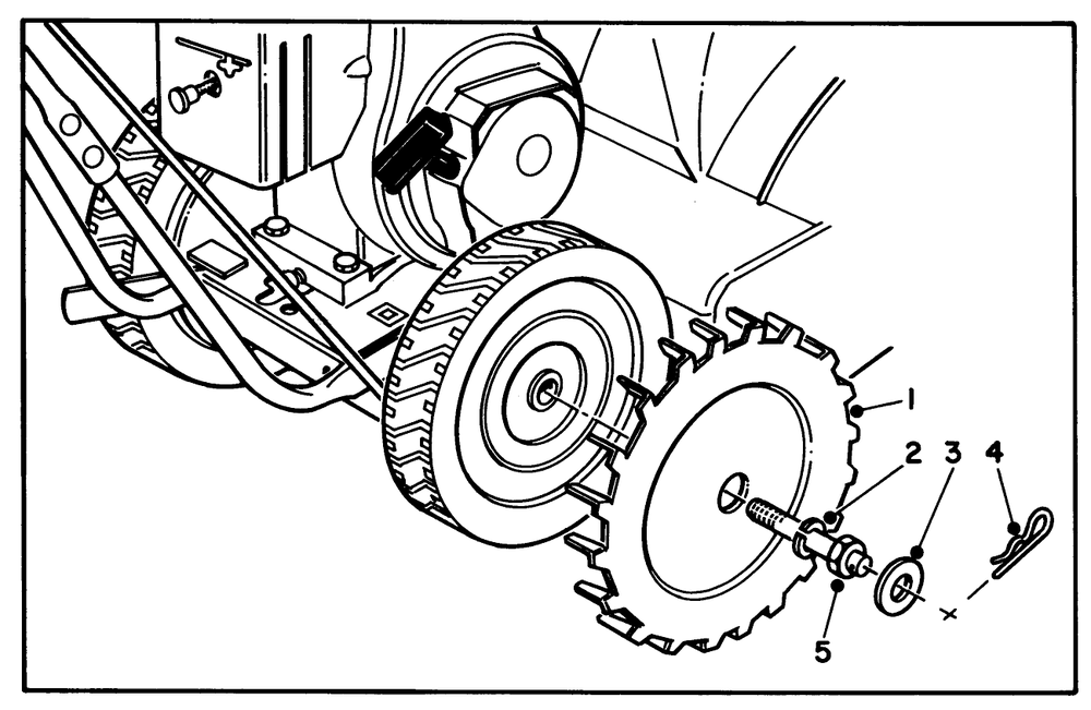 Traction Disc Kit Model No. 11-9780 Diagram and Parts List for 31303 3000001 - 3999999 Toro Snow Blower