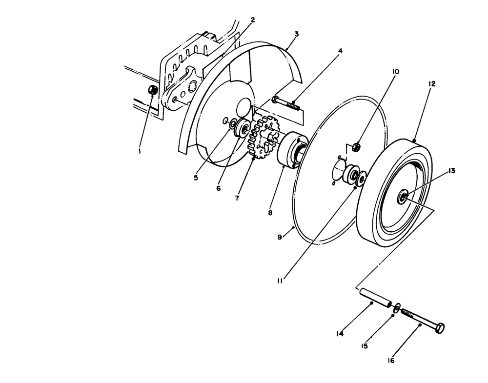 Edger Kit No. 59125 (Optional) Diagram and Parts List for 16775 4000001 - 4999999 Toro Lawn Mower