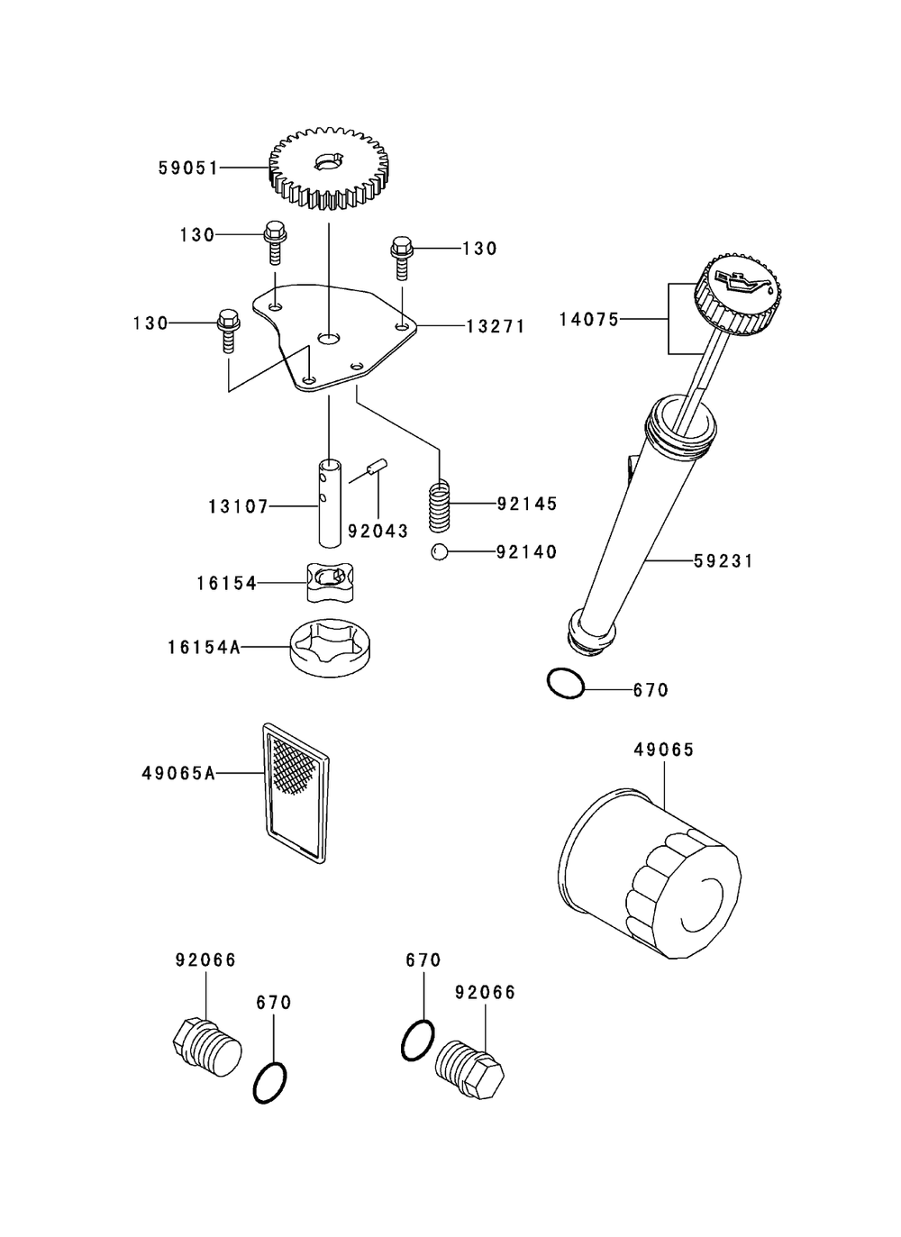 Lubrication Equipment Assembly Diagram and Parts List for 74558 (290000001-290000209)(2009) Toro Lawn Mower