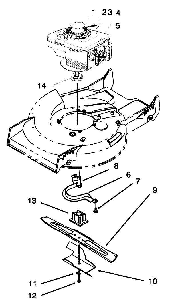 Engine Assembly Diagram and Parts List for 20436WF 39000001 - 39999999 Toro Lawn Mower